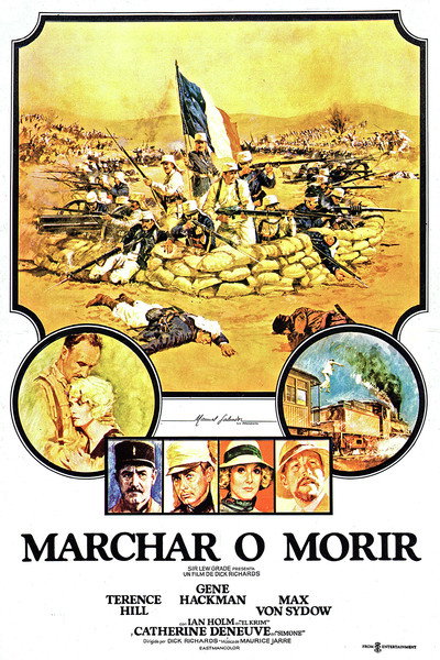 Póster de Marchar o morir
