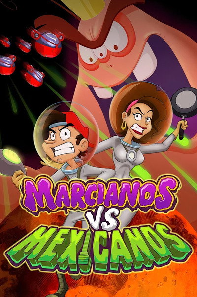 Póster de Marcianos Contra Mexicanos