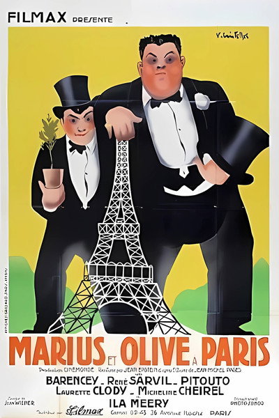 Póster de Marius et Olive à Paris