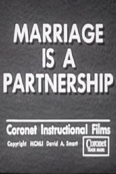 Póster de Marriage Is a Partnership