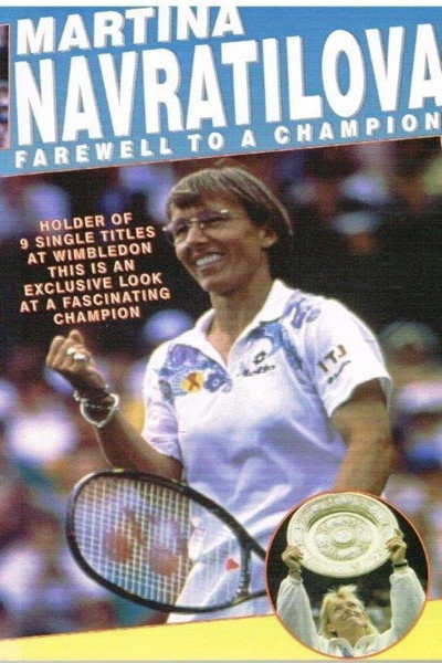 Póster de Martina: Farewell to a Champion