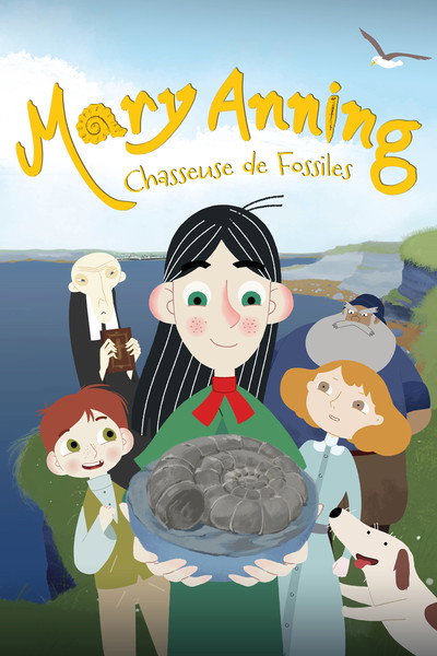 Póster de Mary Anning y la playa de los dinosaurios