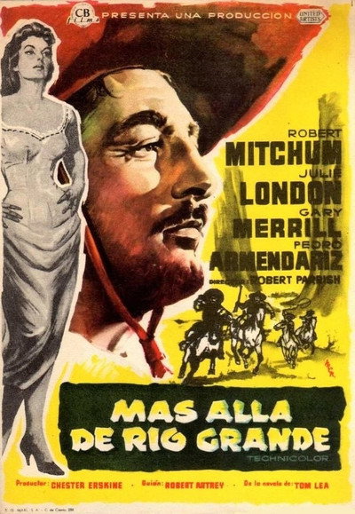Póster de Más allá de Río Grande