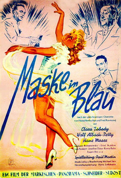 Póster de Máscara azul