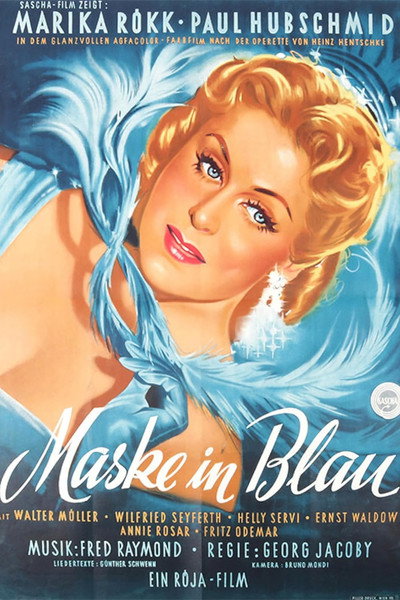 Póster de Máscara azul