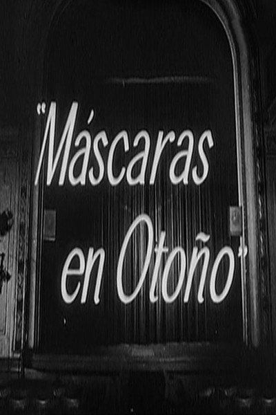Póster de Máscaras en otoño