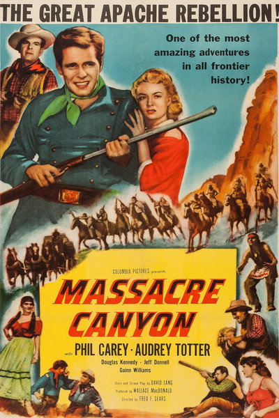 Póster de Massacre Canyon