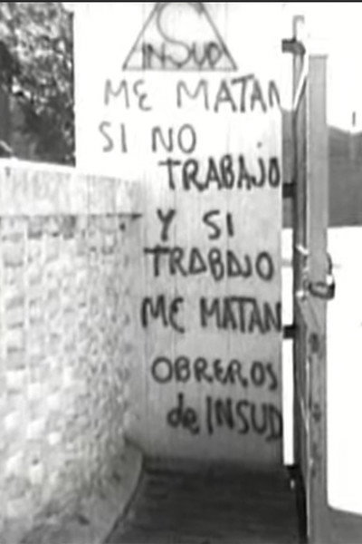 Póster de Me matan si no trabajo y si trabajo me matan: La huelga obrera en la fábrica INSUD