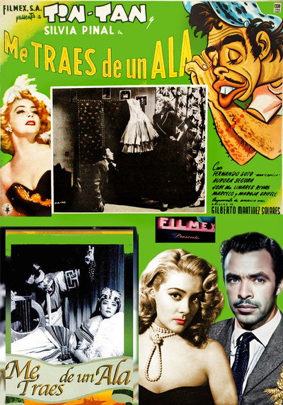 Póster de Me traes de un' ala