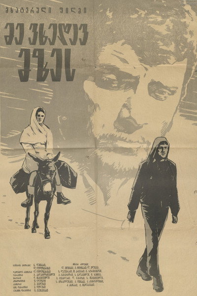 Póster de Me vkhedav mzes