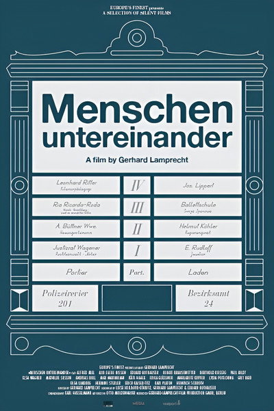 Póster de Menschen untereinander