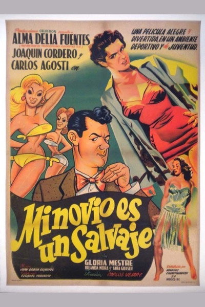 Póster de Mi novio es un salvaje