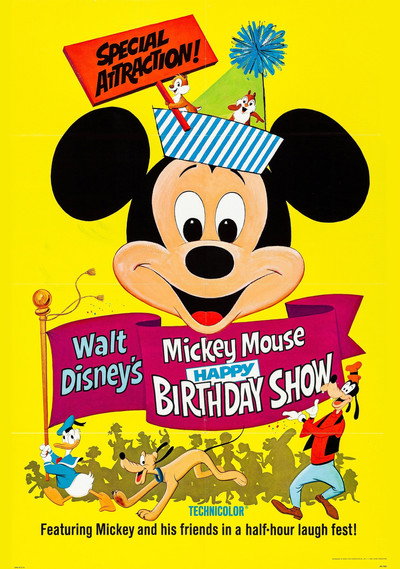 Póster de Mickey Mouse Happy Birthday Show
