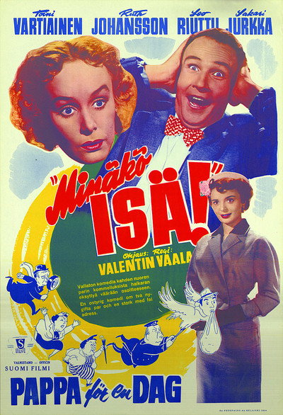 Póster de 'Minäkö isä!'