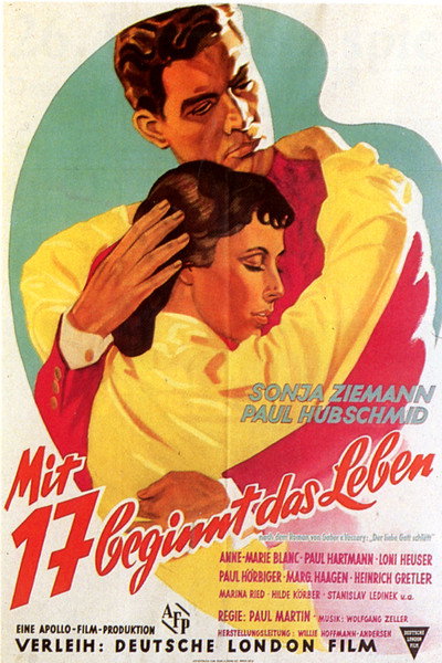 Póster de Mit siebzehn beginnt das Leben