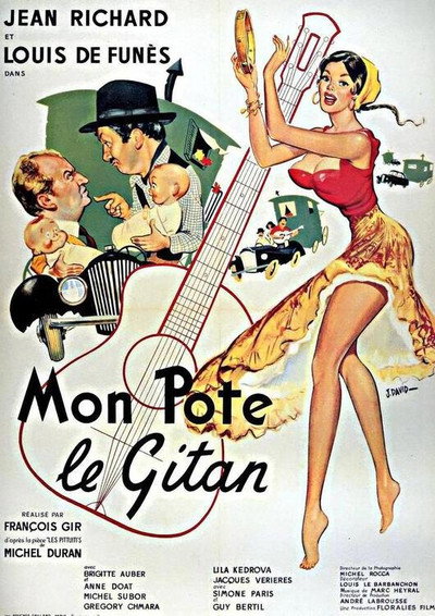 Póster de Mon pote le gitan