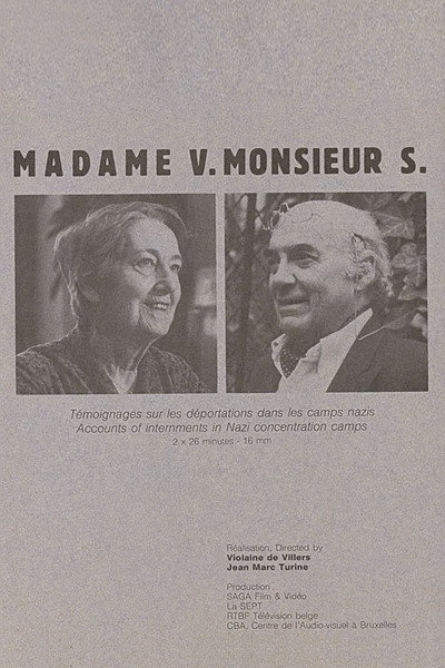 Póster de Monsieur S. et Madame V.
