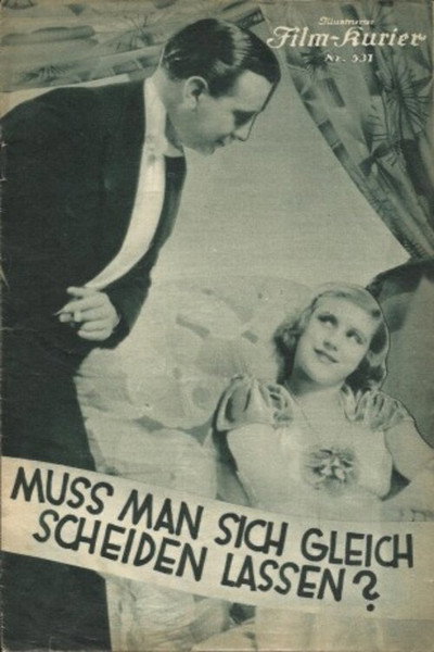 Póster de Muß man sich gleich scheiden lassen