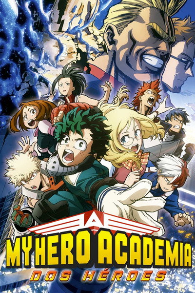 Póster de My Hero Academia. Dos Héroes