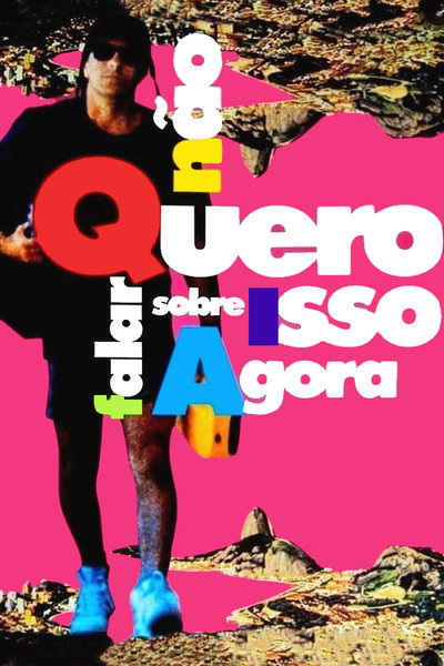 Póster de Não Quero Falar Sobre Isso Agora