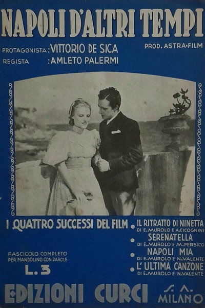 Póster de Nápoles de otros tiempos