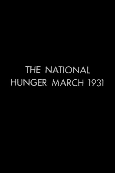 Póster de National Hunger March 1931