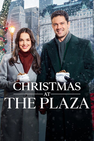 Póster de Navidad en el Hotel Plaza