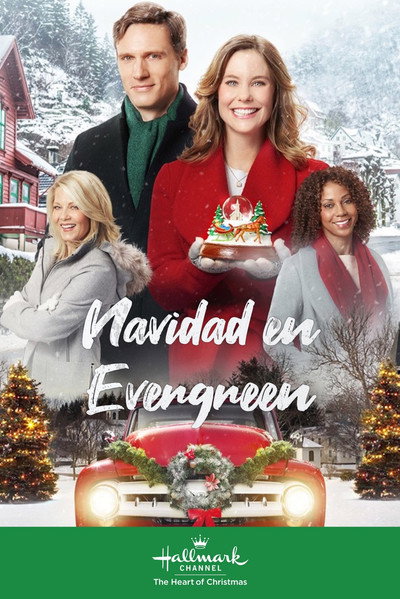 Póster de Navidad en Evergreen
