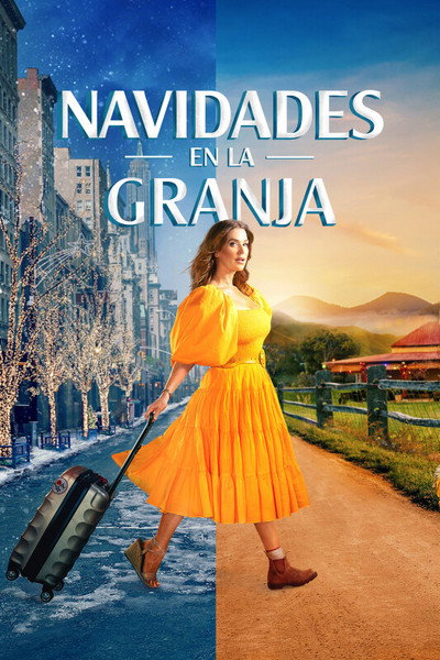 Póster de Navidades en la granja