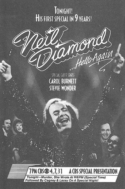 Póster de Neil Diamond... Hello Again