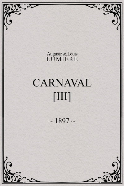 Póster de Nice, Carnaval (N° 3)