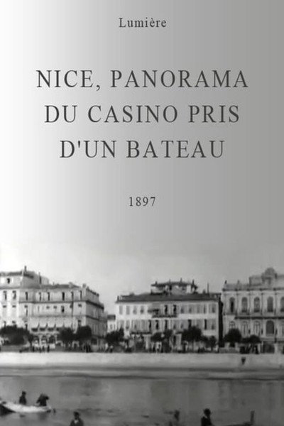 Póster de Nice, panorama du casino pris d'un bateau