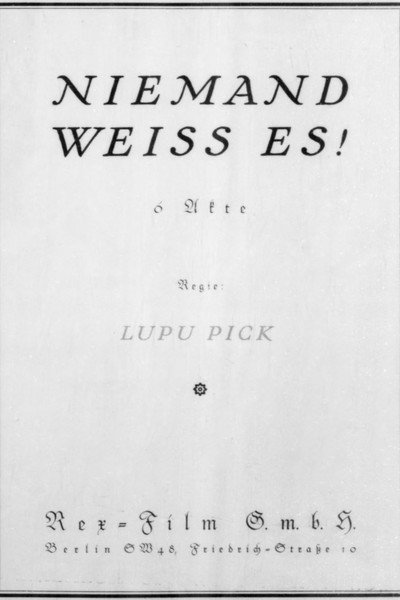 Póster de Niemand weiß es