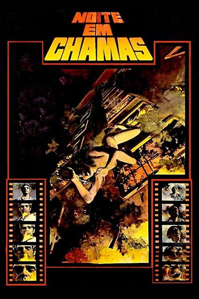 Póster de Noite em Chamas