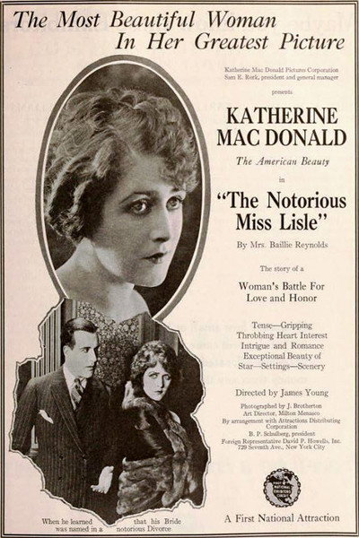 Póster de Notorious Miss Lisle