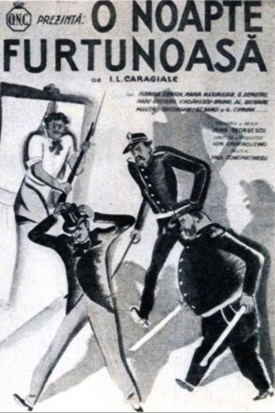 Póster de O noapte furtunoasa