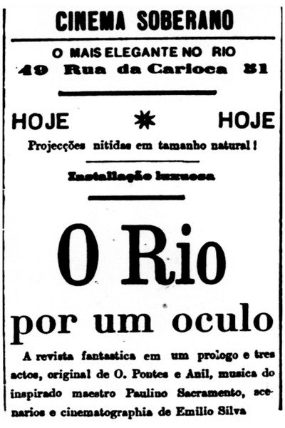 Póster de O Rio Por um Óculo
