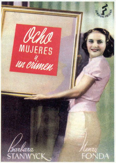 Póster de Ocho mujeres y un crimen