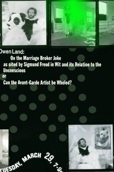 Póster de On the Marriage Broker Joke as Cited by Sigmund Freud in Wit and Its Relation to the Unconscious or Can the Avant-Garde Artist Be Wholed?