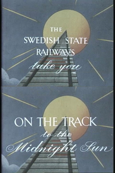 Póster de On the track to the midnight sun