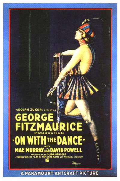 Póster de On with the Dance