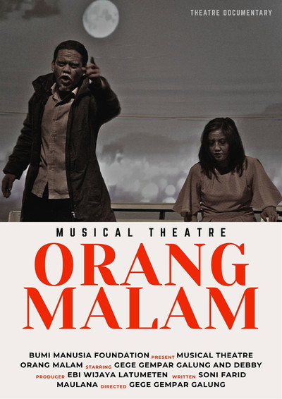 Póster de Orang Malam