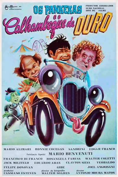 Póster de Os Pankekas e o Calhambeque de Ouro
