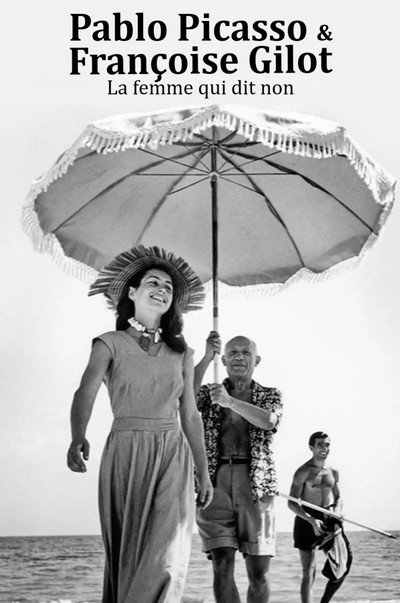 Póster de Pablo Picasso y Françoise Gilot, ''la mujer que dice no''