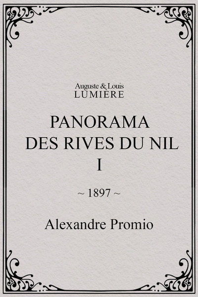 Póster de Panorama des rives du Nil