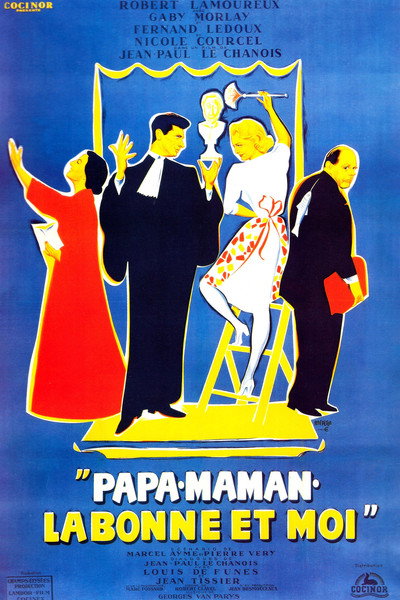 Póster de Papá, mamá, la muchacha y yo