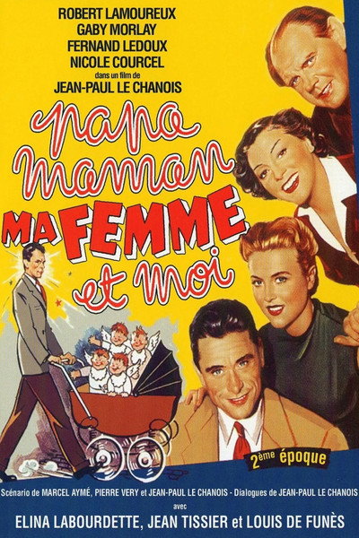 Póster de Papá, mamá, mi mujer y yo