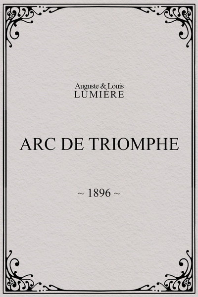 Póster de Paris, Arc de Triomphe