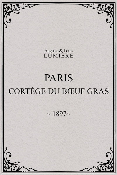 Póster de Paris, cortège du boeuf gras: Char du prince du carnaval