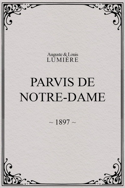 Póster de Parvis de Notre-Dame